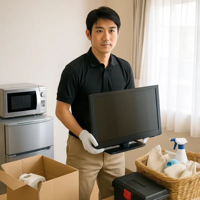 事例：使う物・使わない物が混在した家財をまとめて整理