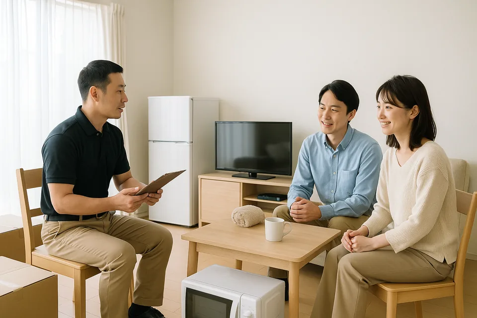 同棲・結婚前の家財相談(イメージ)