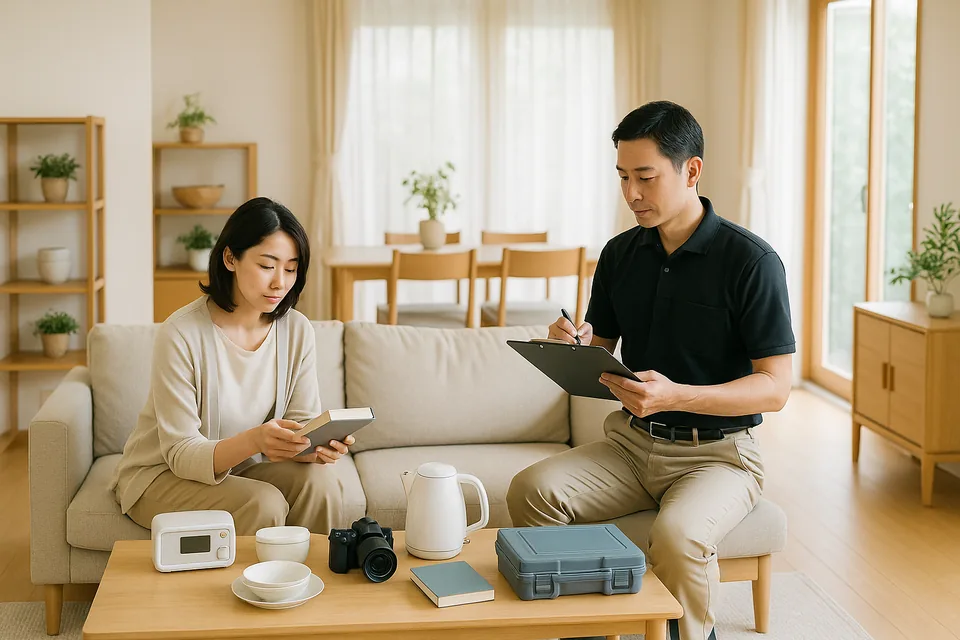 自宅での査定の様子（イメージ）