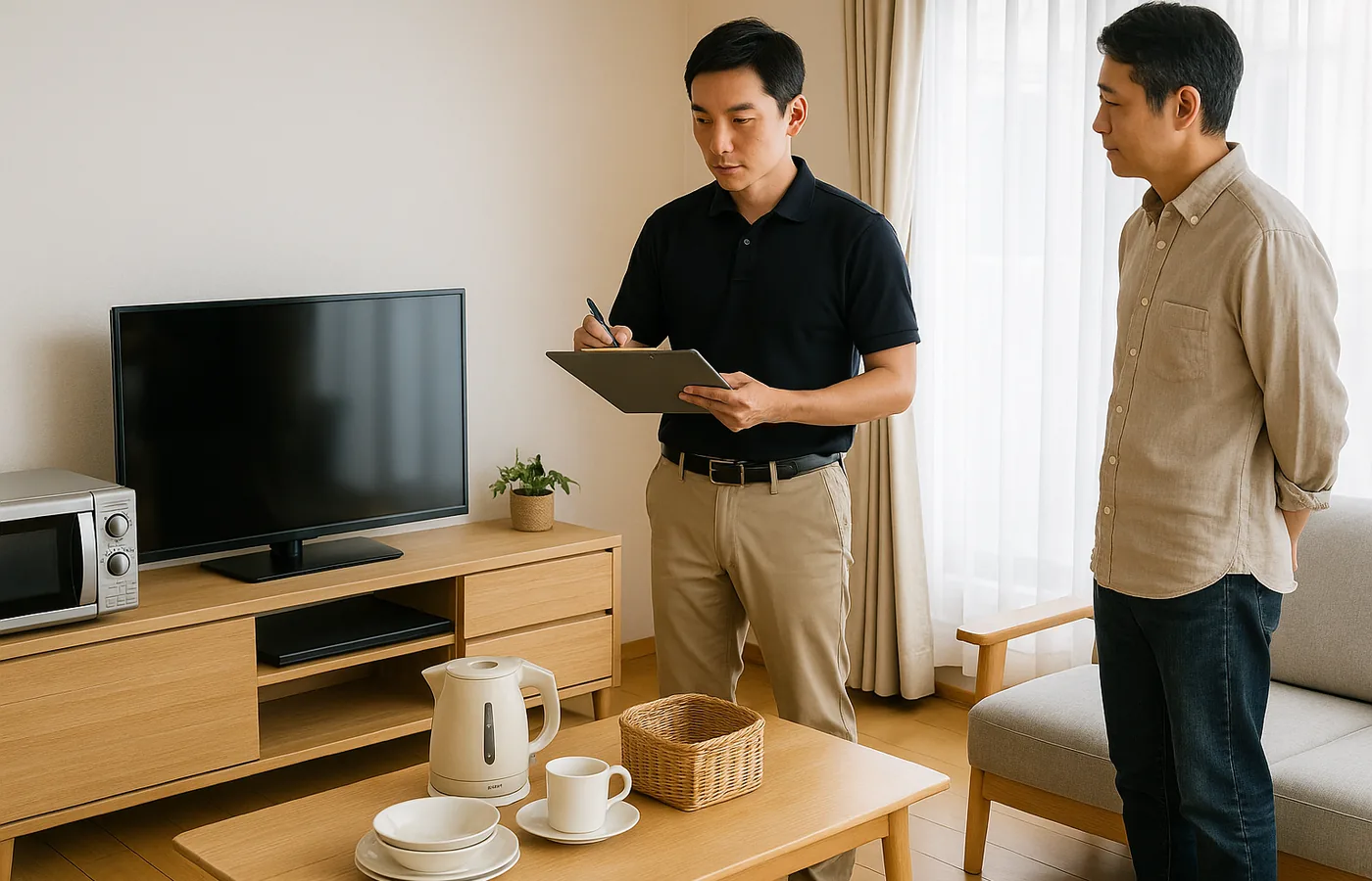 捨てる前の査定の様子（イメージ）
