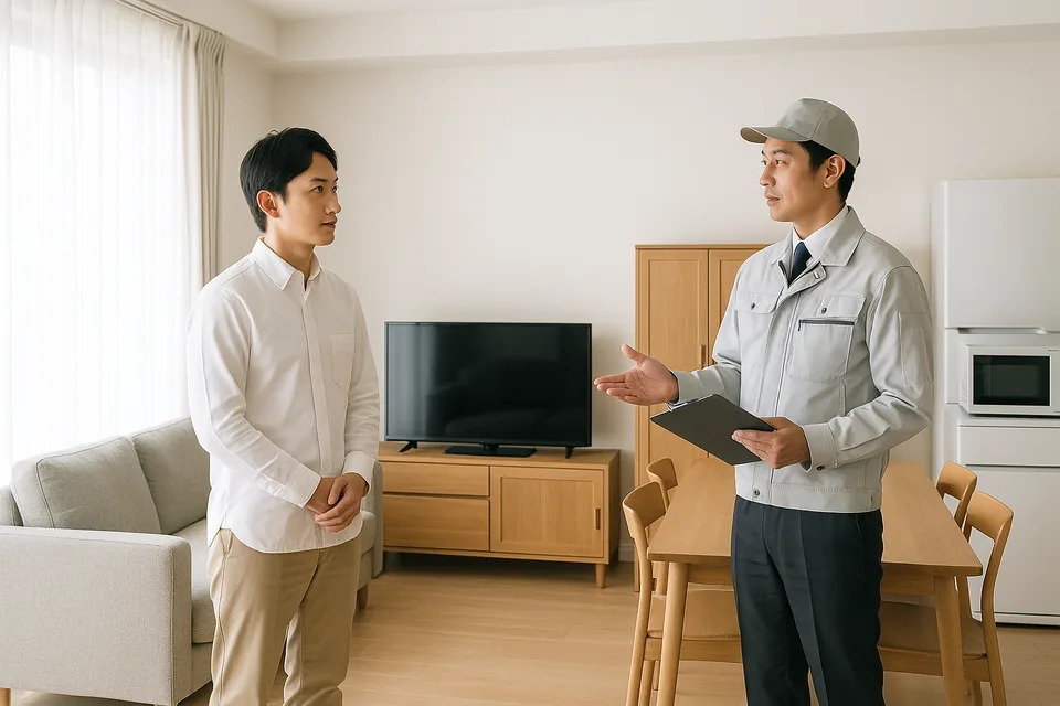 リフォーム前の家具整理相談(イメージ)